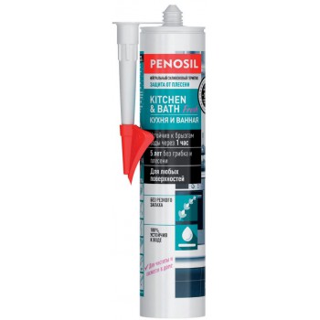 Герметик PENOSIL EasyPRO KITCHEN & BATH Fresh, нейтральный силиконовый герметик, 310 мл