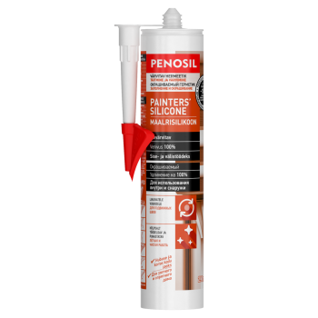 Герметик PENOSIL Painters Silicone Paintable Sealant,  ОКРАШИВАЕМЫЙ СИЛИКОНОВЫЙ, 290 мл 
