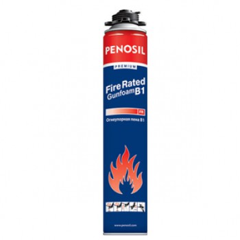 Пена монтажная Penosil Premium Fire Rated Gunfoam B1, огнеупорная, 750 мл